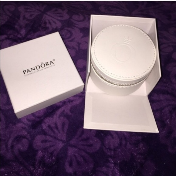 Authentic Pandora Genuine Leather Jewelry Box - Picture 4 of 4